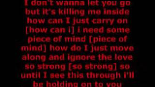 JAY SEAN - HOLDING ON LYRICS
