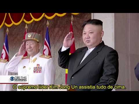 Desfile militar da Coréia do Norte aumentou as tensões.