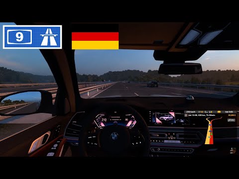 ETS 2: New BMW X7 drive on Autobahn