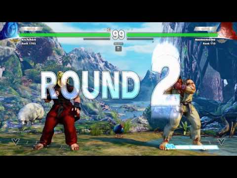 SFV~ Ryu (MCZ Daigo Umehara) vs. Ken (kichiken) HD 2