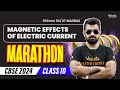 Magnetic Effects Of Electric Current Marathon Class 10 Physics CBSE 2024 Shimon Sir