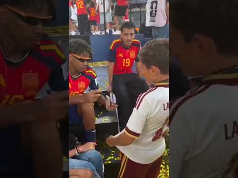 Lamine Yamal's humility towards a fan 🥺