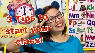 Tips for Online Teaching (Introduction Demo) How to start a class? | L