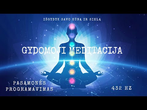Gydomoji meditacija | Pasąmonės programavimas tobulai sveikatai | 432 Hz