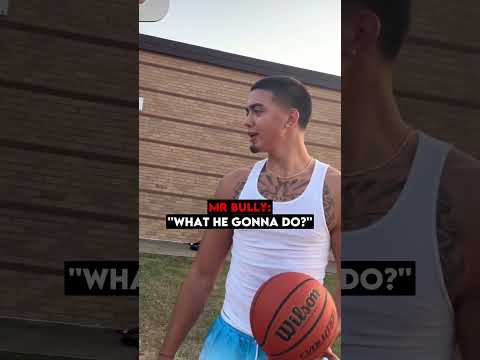 Bully Tried to Take His Ball... BIG MISTAKE 🤫 #shorts #basketball #hoops