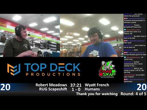 Friday Night Modern (5/10/19) - Robert Meadows (Temur Scapeshift) vs. Wyatt French (Humans)