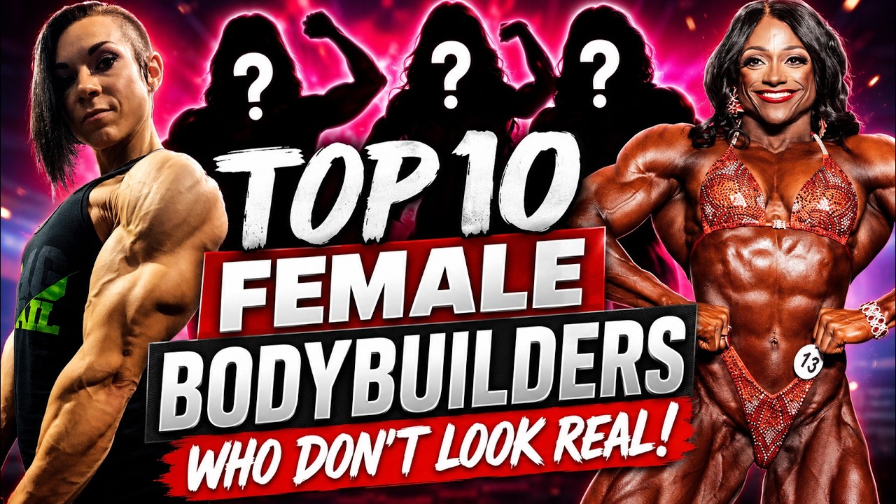 Top 10 Female Bodybuilders Who Don't Look Real!