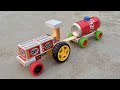 How To Make Matchbox Water Tank Tractor Trolley Diy Tractor Science Project