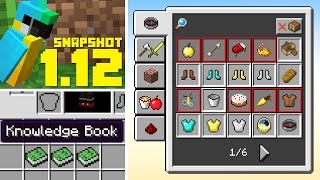 NEW CRAFTING!! MINECRAFT 1.12 UPDATE (VOICE UPDATE, New Items, New Mobs, New Snapshot)