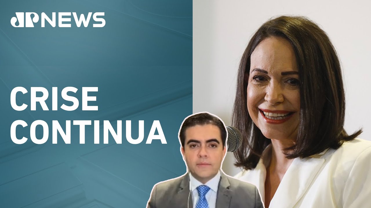 María Corina Machado garante que não deixará a Venezuela; Cristiano Vilela comenta