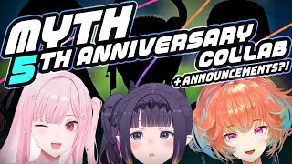 【MYTH ANNIVERSARY COLLAB】Happy 5 Years!!!! Special Myth Collab with Announcements and Reveals...??!? (1:31:53) Thumbnail for 【MYTH ANNIVERSARY COLLAB】Happy 5 Years!!!! Special Myth Collab with Announcements and Reveals...??!? (1:31:53)