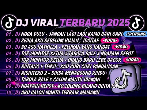 DJ TIKTOK TERBARU 2025🎵DJ NGGA DULU - JANGAN LAGI LAGI KAMU CARI🎵DJ SEDIA AKU SEBELUM HUJAN -IDGITAF