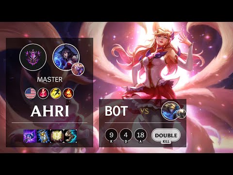 Ahri Bot vs Ezreal - NA Master Patch 10.18