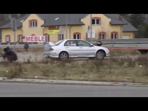 Chochołek W. / Chochołek M. - Mitsubishi Lancer EVO IX - KJS Babski Super OeS Gorlice 06-03-2016