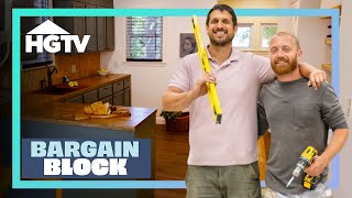Transforming a Crumbled Home into an Italian Retreat - Full Episode Recap | Bargain Block | HGTV
