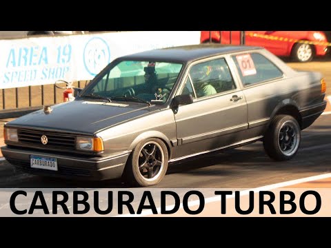 Voyage Quadrado Turbo Carburado - Carro de Rua Dando Trabalho na Arrancada - Categoria 8,5  - ECPA