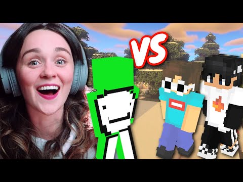 Reazione a Dream VS 2 Hunters | Serie Dream Reaction