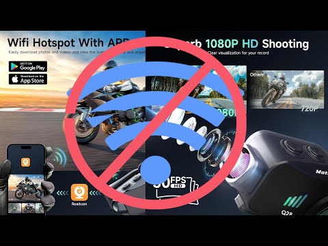 Q28 Tutorial conexión WIFI cámara casco moto    Tutorial WIFI connection to motorcycle helmet camera