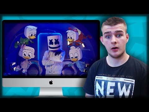 Reacting to Marshmello x DuckTales - FLY (Music Video) (MUST SEE!! BEST REACTION EVER!)