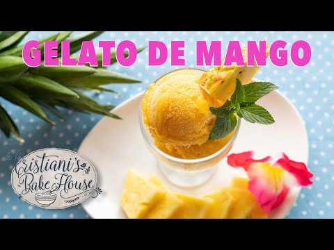 GELATO DE MANGO - SÓLO 3 INGREDIENTES - VEGANO Y SIN AZÚCAR