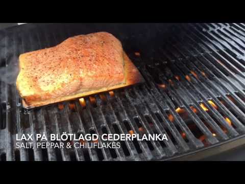 Plankgrillad lax