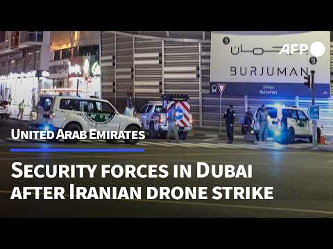 Security forces near US consulate in Dubai after drone attack | AFP