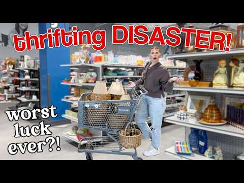 This Has To Be The WORST Thrift Trip EVER!! 😭 hidden gems finds turned DISASTER!!
