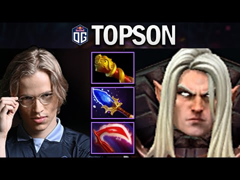 OG.TOPSON INVOKER WITH DAMAGE BUILD - DOTA 2 7.27 GAMEPLAY
