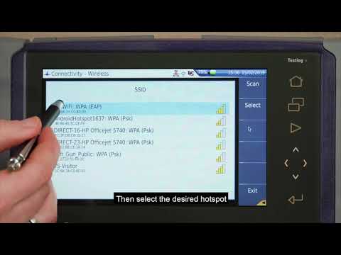 Video: How to connect your OTDR to wifi or phone hotspot