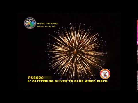 SB150WA12 - 6 INCH SHELL - WIZARD FIREWORKS - PS6020