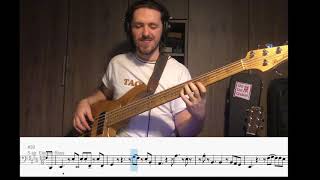 might quit - Bill Wurtz  ||  Bass Playthrough w/ Transcription