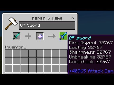 AA12 - MAX LEVEL ENCHANTMENTS in Minecraft Pocket Edition (Level 32767 Tools)