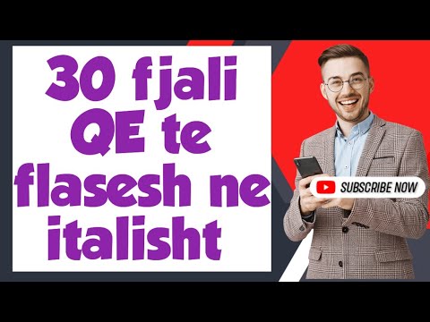 30 fjali italisht -shqip per fillestar