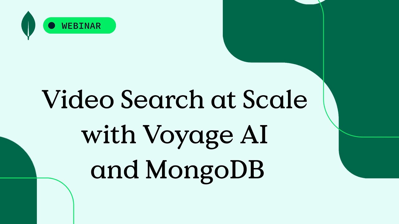 Video Search at Scale with Voyage AI and MongoDB