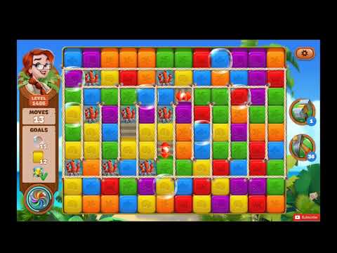 Lost Island Blast Adventure Level 1486 NO BOOSTERS - A S GAMING ✔