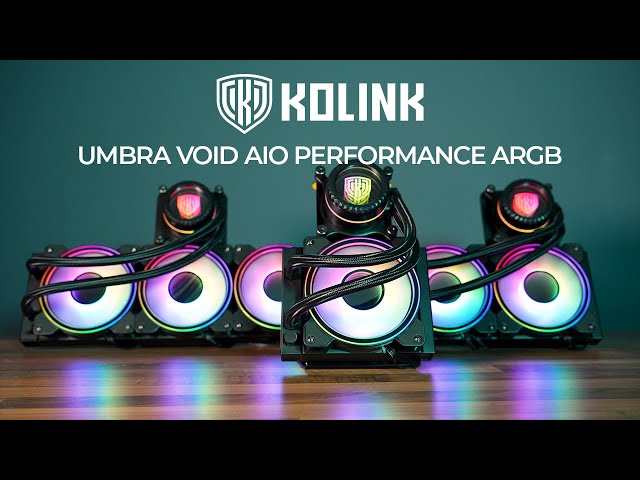 Kolink Umbra Void 120 AIO Performance ARGB CPU Komplett-Water cooler