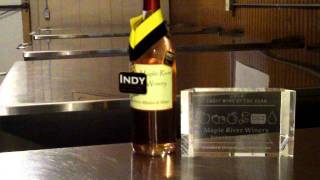 preview picture of video 'Maple River Winery Strawberry Rhubarb Wine 2010 Fruit Wine of the Year'