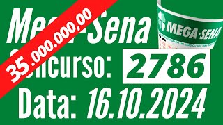 ???? MEGA-SENA de hoje, Mega-Sena de16/10, Resultado MEGA-SENA,