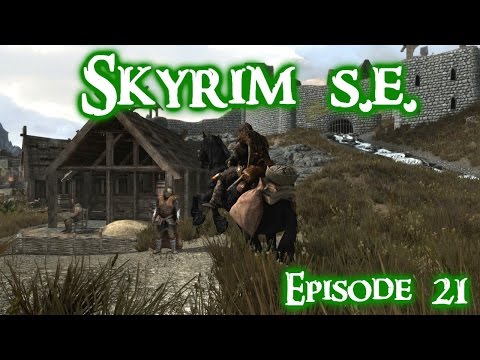 Skyrim Special Edition Lets Play Modded w/ Ordinator Episode 21 Convenient Horses!!!
