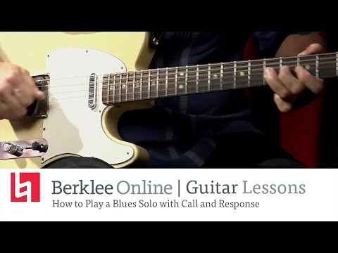Learn How to Play a Blues Guitar Solo with Call and Response