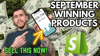 Top 5 Winning Products To Sell NOW (September 2023) | Shopify Dropshipping Trends