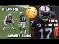 Davante Adams Vs JC Jackson 🔥 (WR Vs CB) Raiders Vs Patriots 2023 highlights