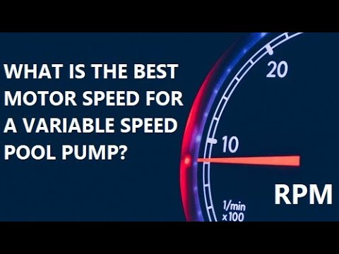 What Is The Best Speed For A Variable Speed Pool Pump?