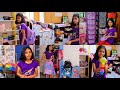 #Tiyakutty's SchoolReopeningSpecial🎒 #SchoolBagPacking🥰Selecting #PurpleColour💜 Only #dayinmylife