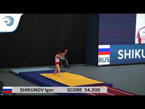 Russia - 2018 Tumbling European silver medallists, men's junior team