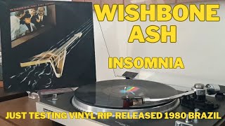 Insomnia - Wishbone Ash - 1980 - VINYL RIP - Released 1980 - Brazil