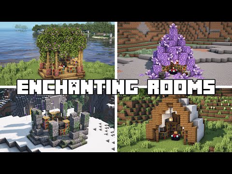Minecraft - Enchanting Room Design Ideas! (Tutorial)
