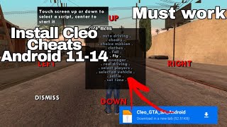 Download lagu How to Install Cleo Cheats in GTA San Andreas Android (Android 11-14 fix) mp3