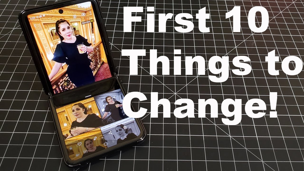 Samsung Galaxy Z Flip 5G Hands On (First 10 things to do) 2020