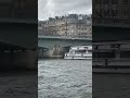 During a boat ride in Paris, France.